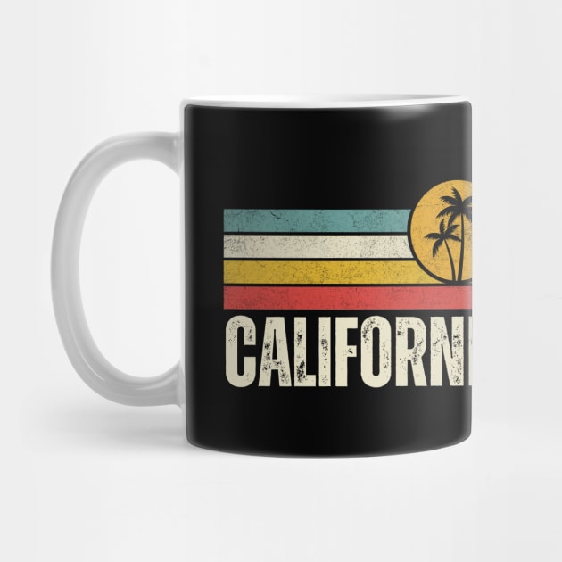 California Vintage 70s Retro Throwback Design by Tota Designs